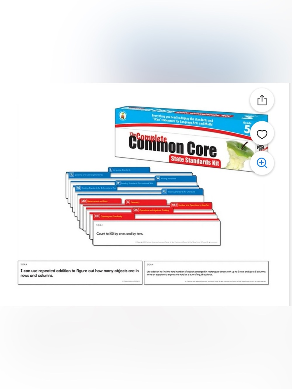 Complete Common Core State Standards Kit Grade 5